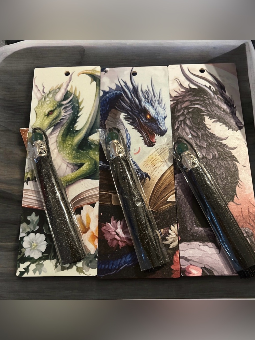 Dragon Art Bookmarks- Acrylic, great quality. Choose 1